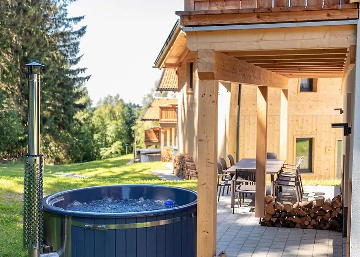 Arber In St Englmar With Its Own Hottube Alpehytte Sankt Englmar